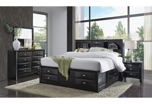 Bed, Dresser, Mirror, Chest, & Nightstand